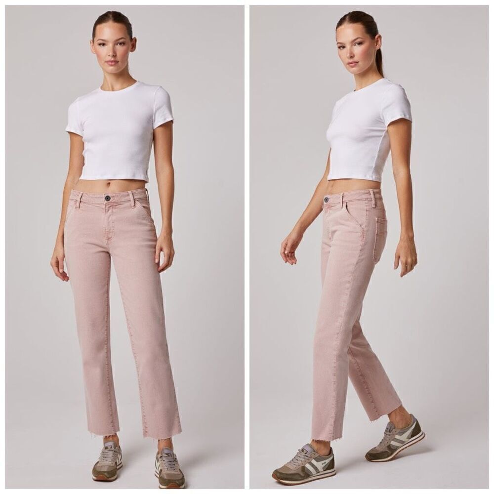 Paige Blush/Pink Woven Pants